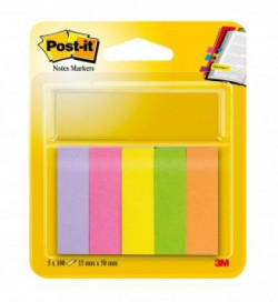 Záložky Post-it papierové, 15x50 mm