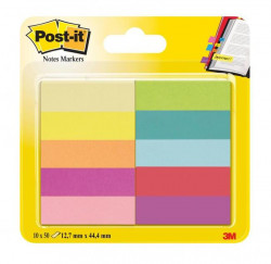 Záložky Post-it papierové, 12,7x44,4 mm