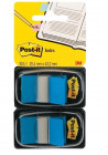 Záložky Post-it Index široké 25,4x43,2 modrá 2ks