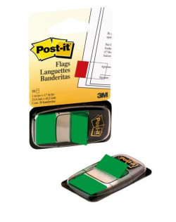 Záložky Post-it Index široké 25,4x43,2 zelená