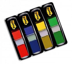 Post-it index úzky, klasické farby, 12,5x43 mm, zvýhodnené balenie 4+2