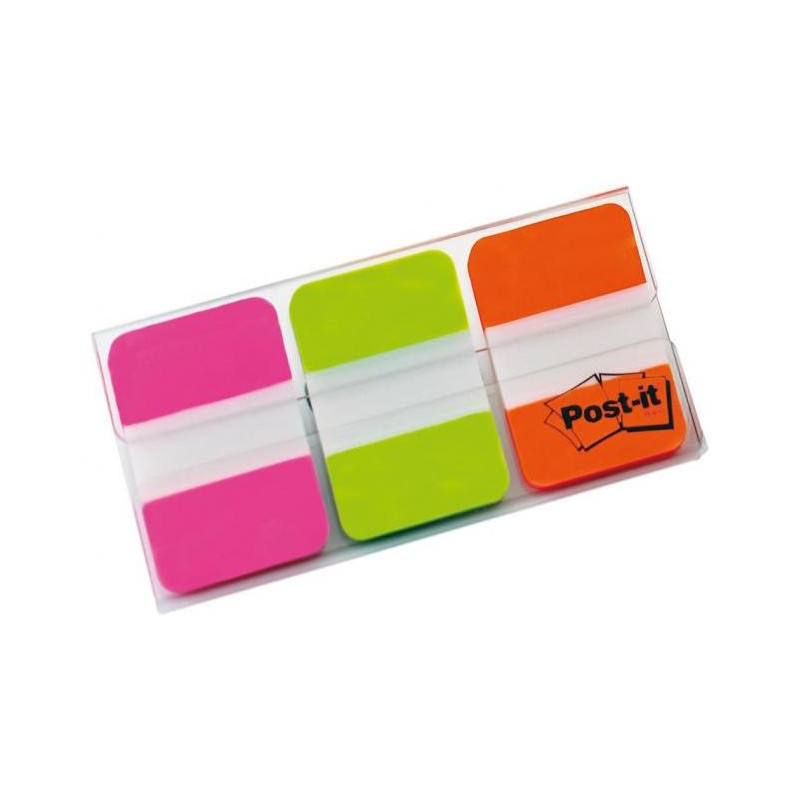 Post-it index extra silný neónové farby 25 x 38 mm