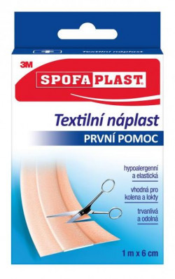 3M Spofaplast 154 Textilná elastická náplasť, 1 m x 6 cm