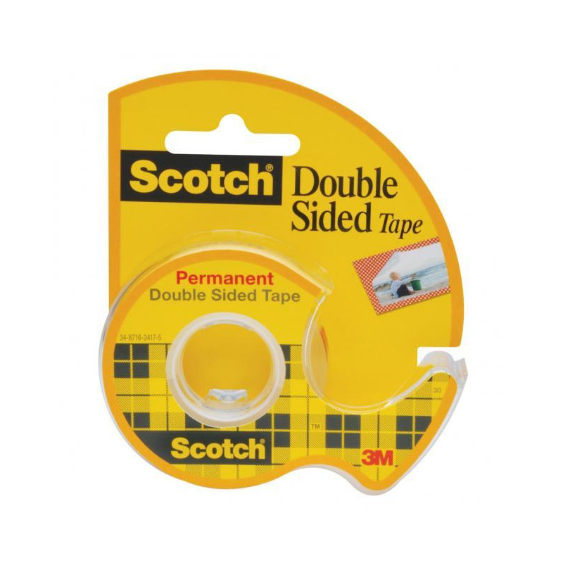 Lepiaca páska obojstranná Scotch 12 mm x 6,3 m s dispenzorom