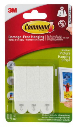 Samolepiace prúžky Command Medium na obrazy