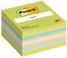 Bloček kocka Post-it 76x76 neónová zelená mix