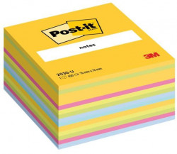 Bloček kocka Post-it, 76x76 mm, mix farieb