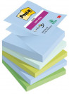 Z-bločky Post-it Super Sticky OASIS, veľkosť 76x76 mm, 5 bločkov po 90 lístkov
