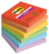 Bloček Post-it Super Sticky PLAYFUL, veľkosť 76x76 mm, 6 bločkov po 90 lístkov