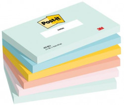 Bločky Post-it BEACHSIDE, veľkosť 76x127 mm, 6x100 lístkov