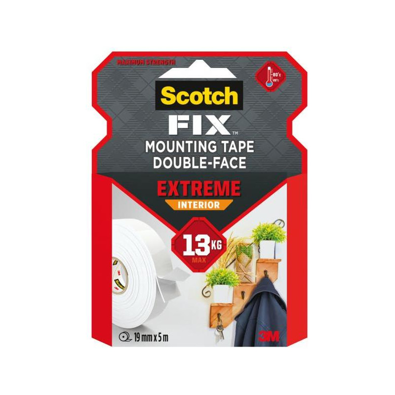 Montážna páskaScotch do interiéru supersilná, 19 mm x 5 m