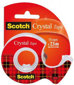 Lepiaca páska kryštálovo číra Scotch , 19 mm x 7,5 m, 1 rolka v zásobníku