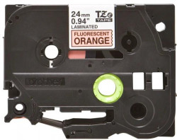 Samolepiaca páska Brother TZ-B51 24 mm fluo oranžová/čierna