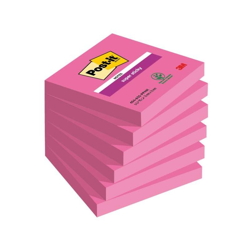 Bločky Post-it Super Sticky ružové 76x76mm