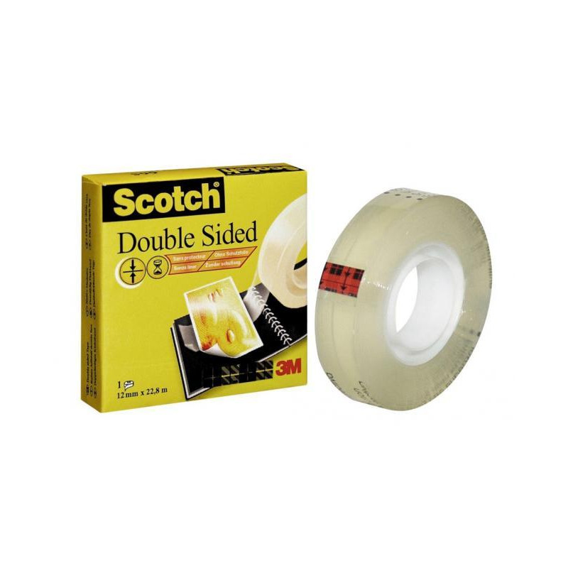 Lepiaca páska obojstranná Scotch 665 12mm x 22,8m v krabičke