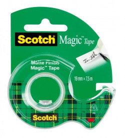 Lepiaca páska Scotch Magic neviditeľná popisovateľná 19 mm x 7,5 m s dispenzorom
