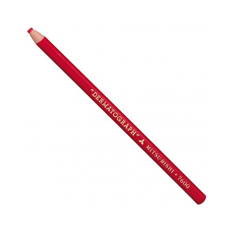 Farebná ceruzka uni DERMATOGRAPH 7600 červená