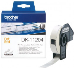 Samolepiace etikety Brother QL 17x54 mm multifunkčné biele