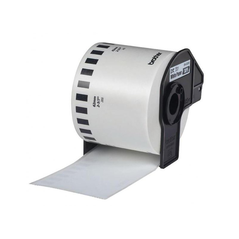 Samolepiace etikety Brother QL 29x62 mm adresné malé biele