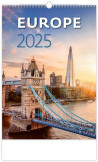 Nástenný kalendár Europe 31,5 x 45 cm 2025