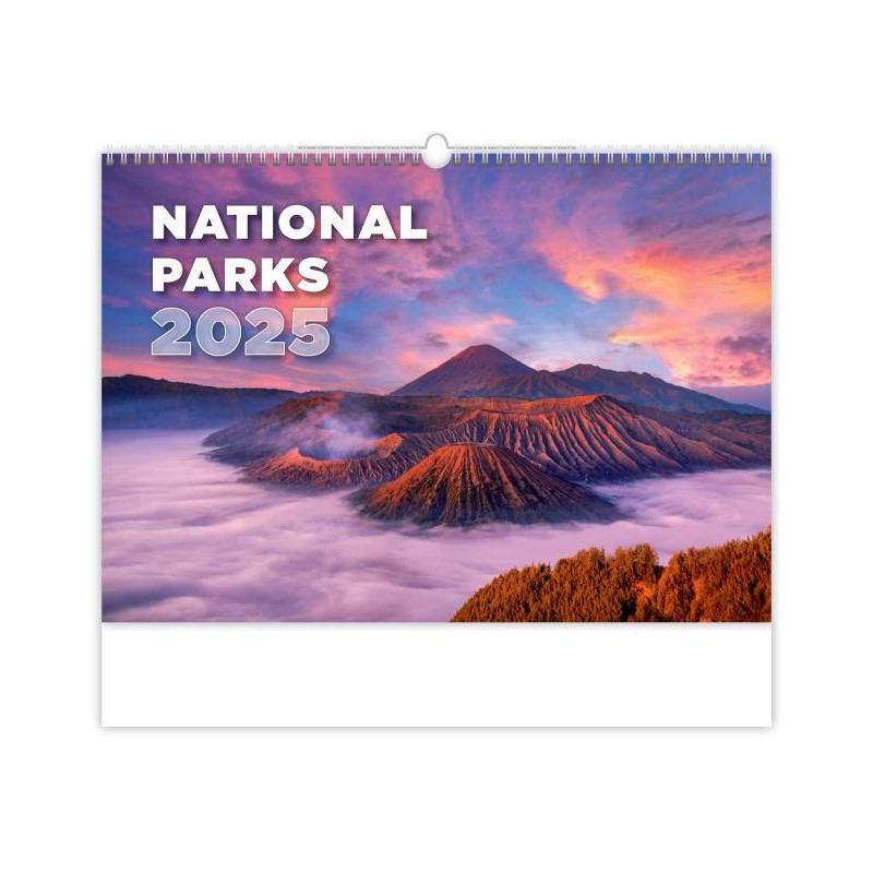 Nástenný kalendár National Parks 45 x 31,5 cm 2025