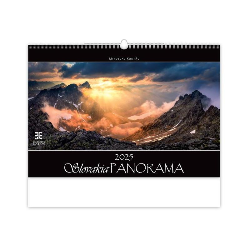 Nástenný kalendár Slovakia Panorama 48,5 x 33,4 cm 2025