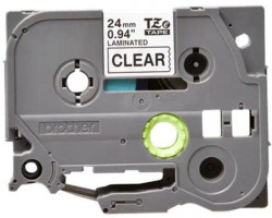 Samolepiaca páska Brother TZe-151 páska 24 mm priehľadná/čierna