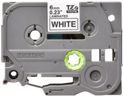 Samolepiaca páska Brother TZe-211 6 mm biela/čierna