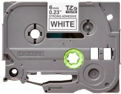 Samolepiaca páska Brother TZe-S211 6 mm biela/čierna