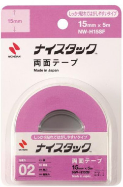 Lepiaca páska obojstranná NICHIBAN 15mm x 5m na sklo a kovy premiestniteľná