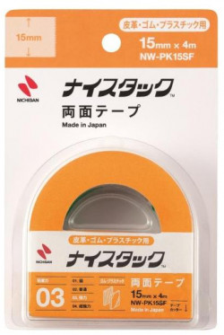 Lepiaca páska obojstranná NICHIBAN 15mm x 5m na gumu a kožu z netkanej textílie