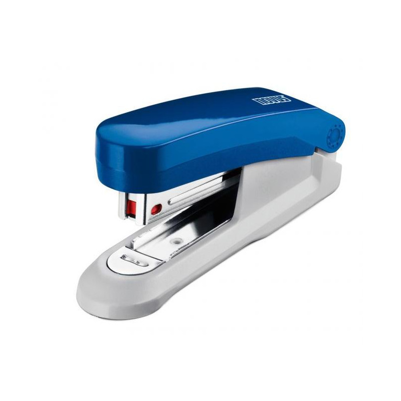 Zošívačka Novus E 15 modrá/sivá