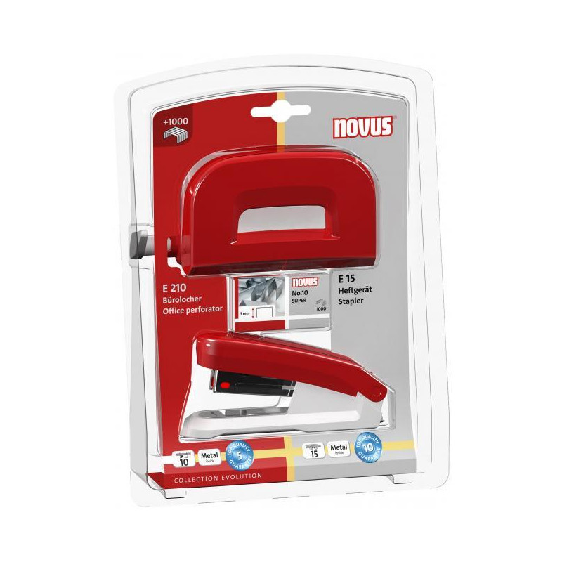 Súprava kolekcie Novus EVOLUTION E 15/E 210 červená/sivá