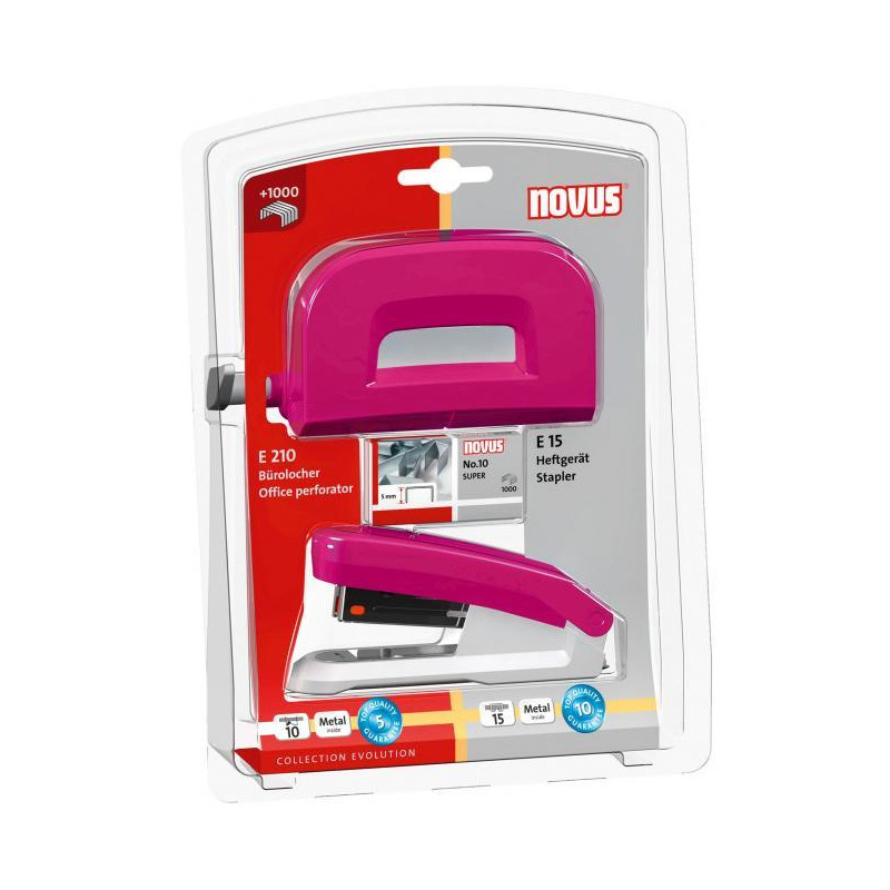 Súprava kolekcie NOVUS EVOLUTION E 15/E 210 ružová