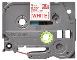 Samolepiaca páska Brother TZ-222 9 mm biela/červená