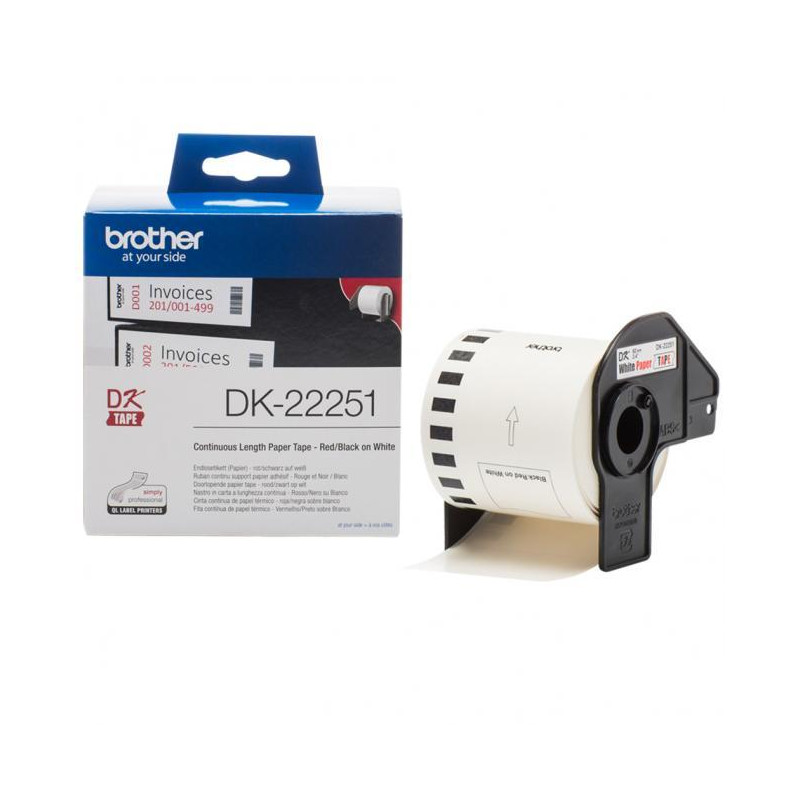 Rolka pre červeno-čiernu tlač 62 mm