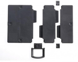 Stredové vložky na rozšírenie podložky nosiča telefónu antracitové