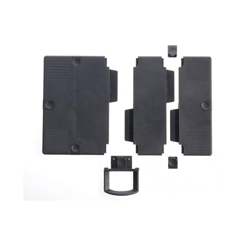 Stredové vložky na rozšírenie podložky nosiča telefónu antracitové