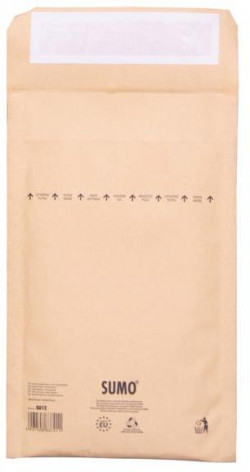 Bublinkové obálky recyklované SUMO 13,5x21,5cm hnedé