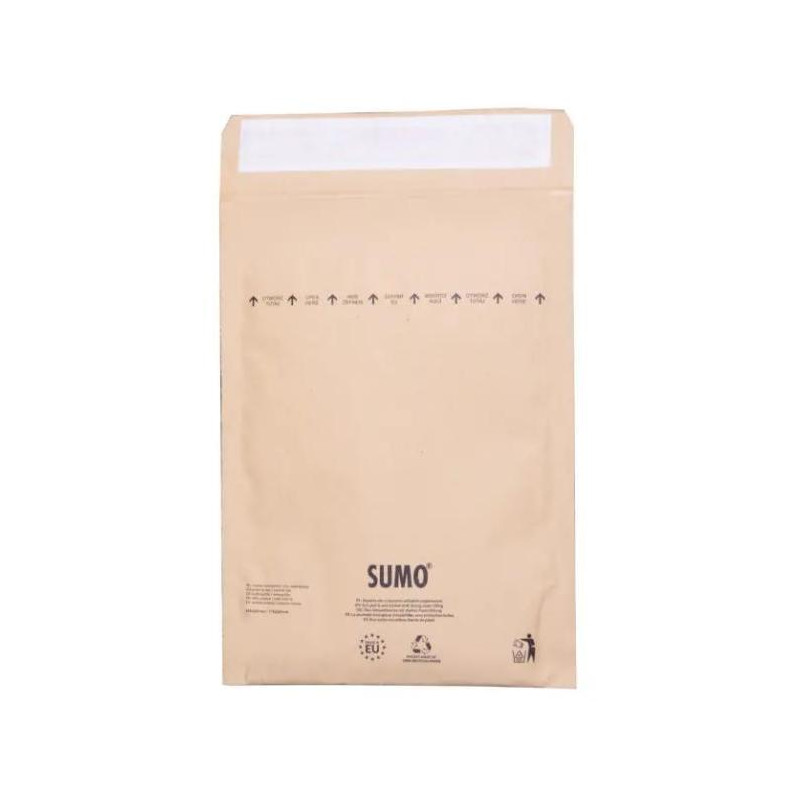 Bublinkové obálky recyklované SUMO 16,5x21,5cm hnedé