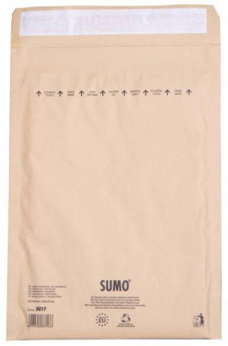 Bublinkové obálky recyklované SUMO 24,5x34cm hnedé