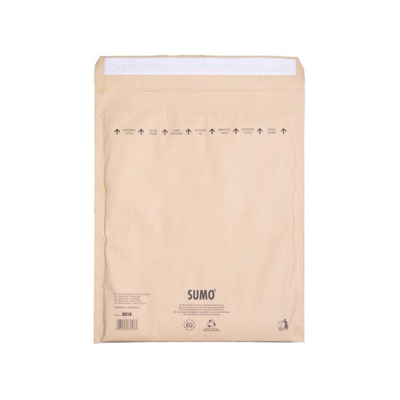 Bublinkové obálky recyklované SUMO 28,5x36cm hnedé