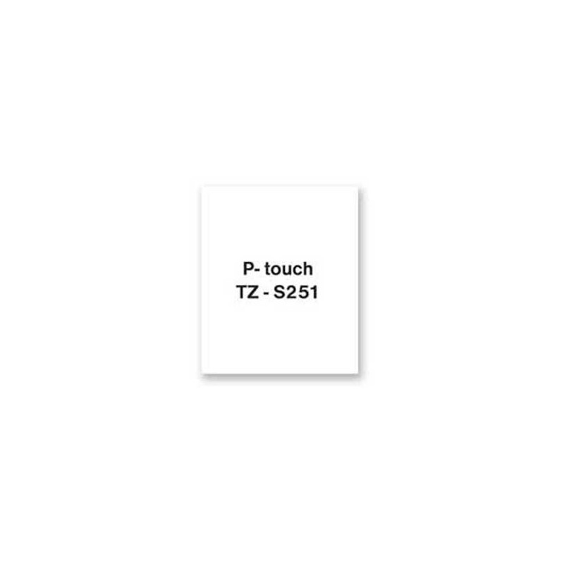 Samolepiaca páska Brother TZe-S251 24 mm biela/čierna