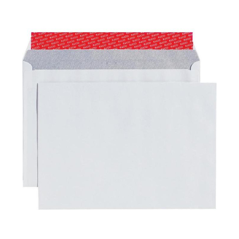 Poštové obálky C5 ELCO s páskou, bez okienka, 500 ks