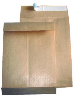 Taška B4 s X dnom a textilnou výstužou 100g, 250 x 353 mm hnedá