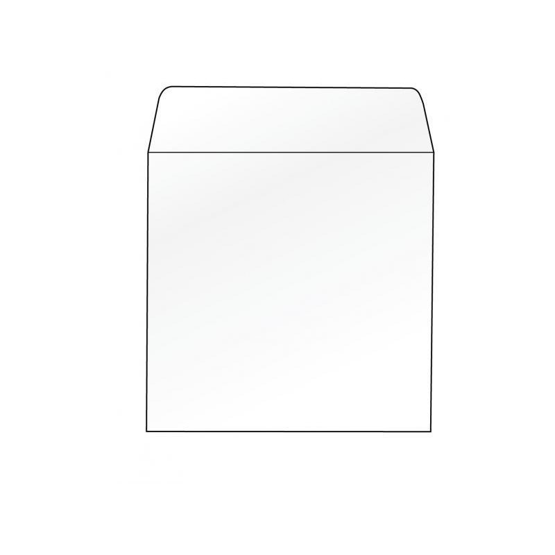 Obálky na CD 125x125 bez okienka 100 ks