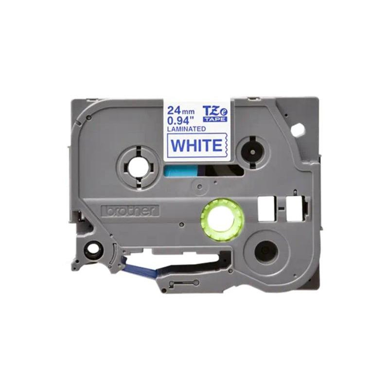 Samolepiaca páska Brother TZe-253 24 mm biela/modrá