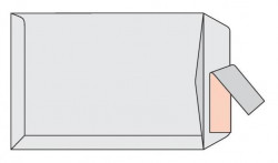 Poštové obálky C4 s páskou, biele, 500 ks
