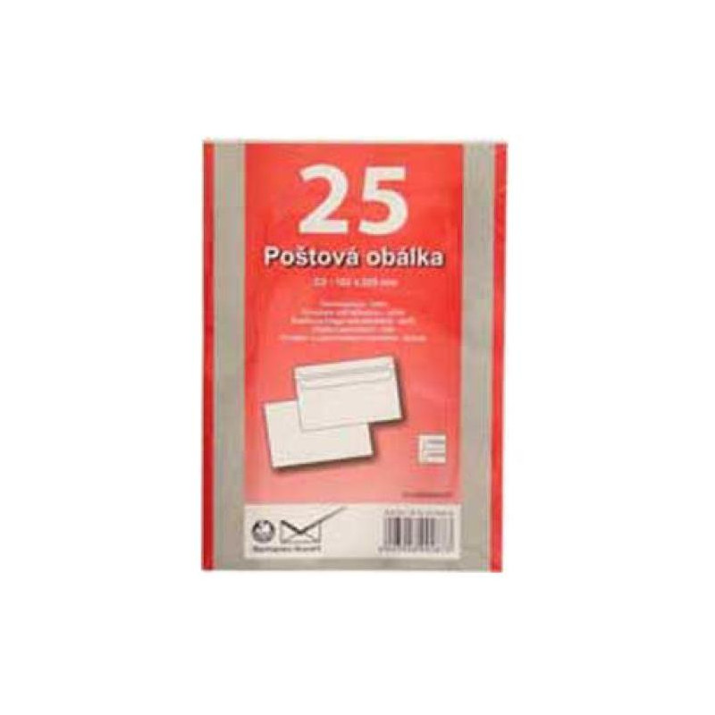 Poštové obálky C5 samolepiace, 25 ks