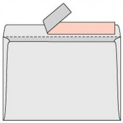 Poštové obálky C6 s páskou, 1000 ks